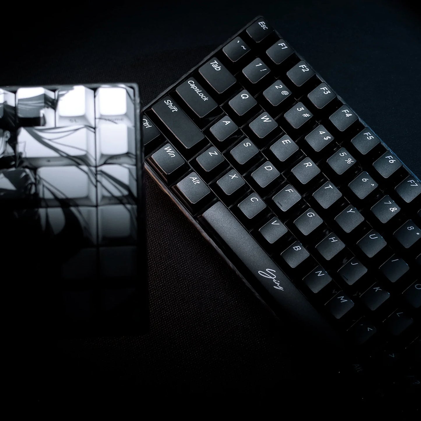 Клавіатура WLmouse YING75 HE Forged Carbon Fiber Keyboard