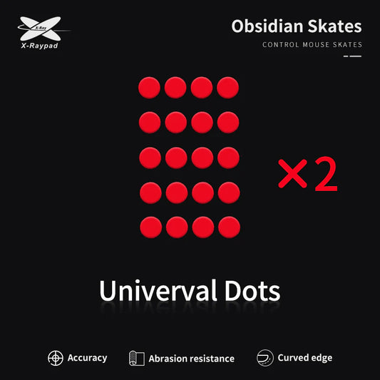 Obsidian Control Mouse Skates Universal Dots